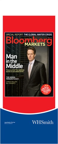 Bloomberg Markets April 2009 poster